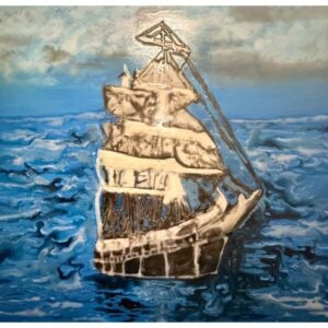 Sailing the blue horizon